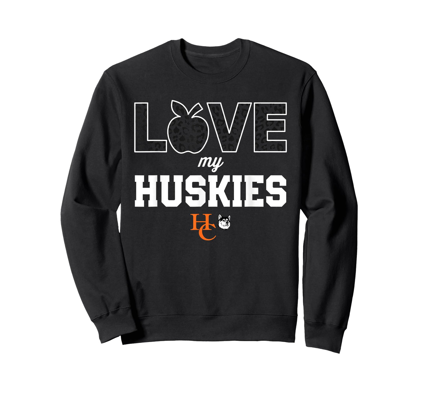 Harbor Creek Huskies Logo Love My Team HS T-Shirt
