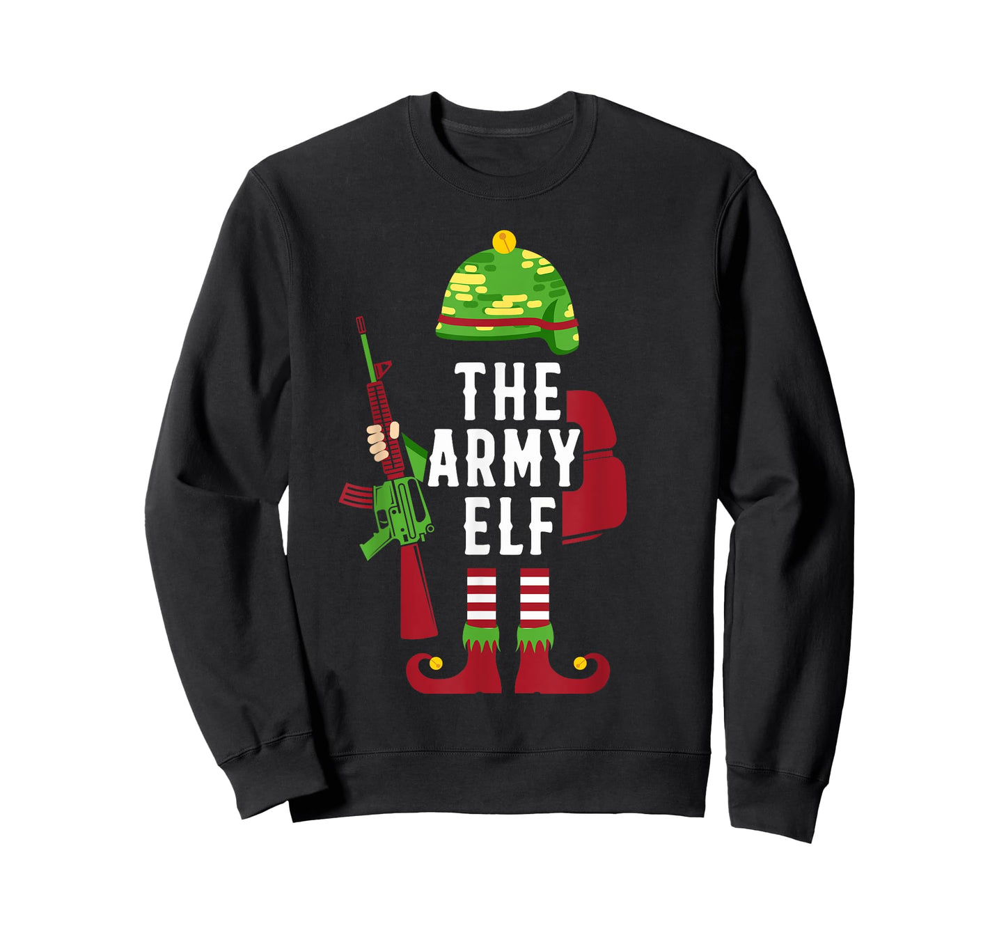 The Army Elf Funny Christmas Gifts for Soldiers T-Shirt