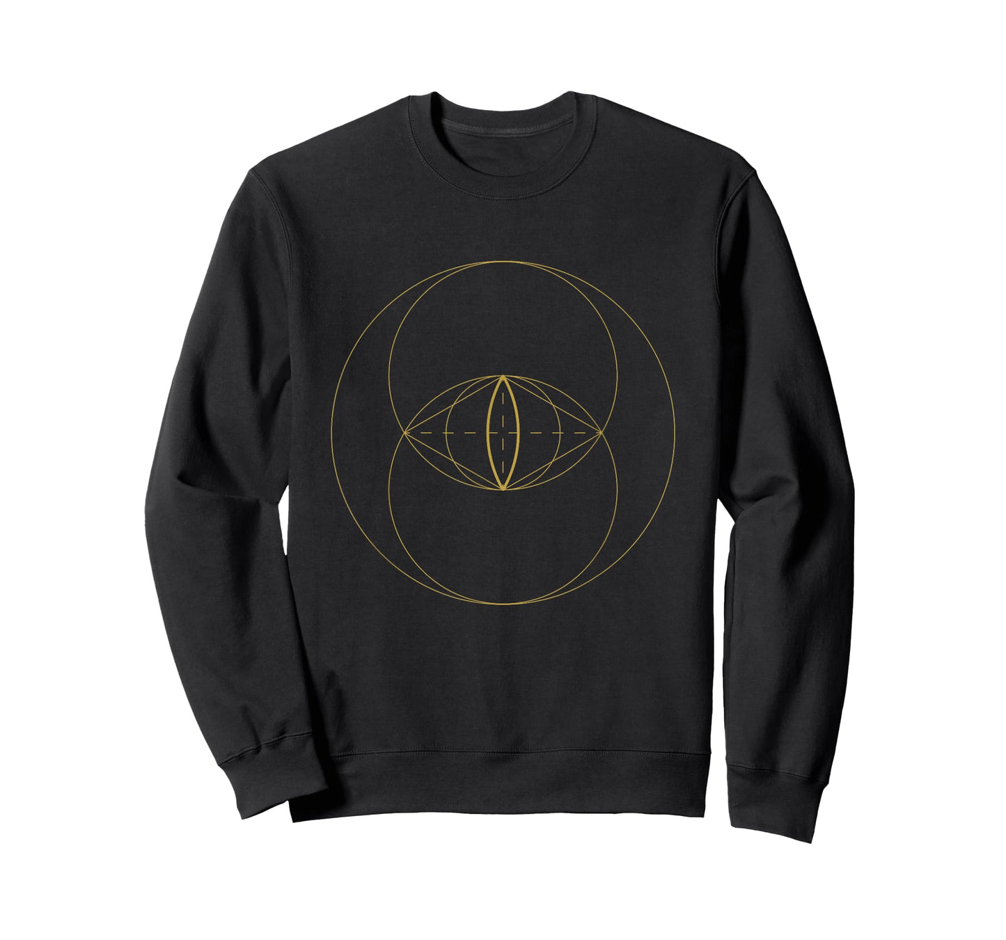 Sacred Geometry Vesica Piscis Spiritual Geometric T-Shirt