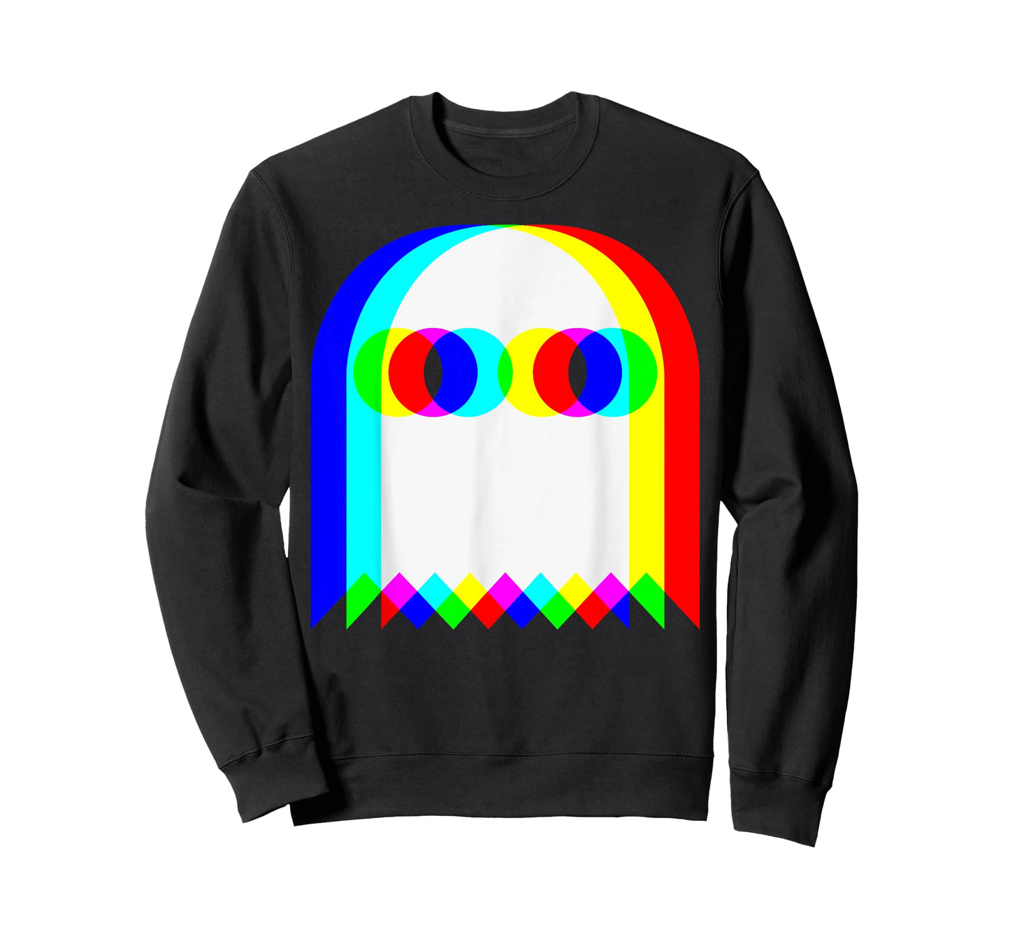 Ghost Trippy Vaporwave Halloween Techno Rave Funny Gamer T-Shirt