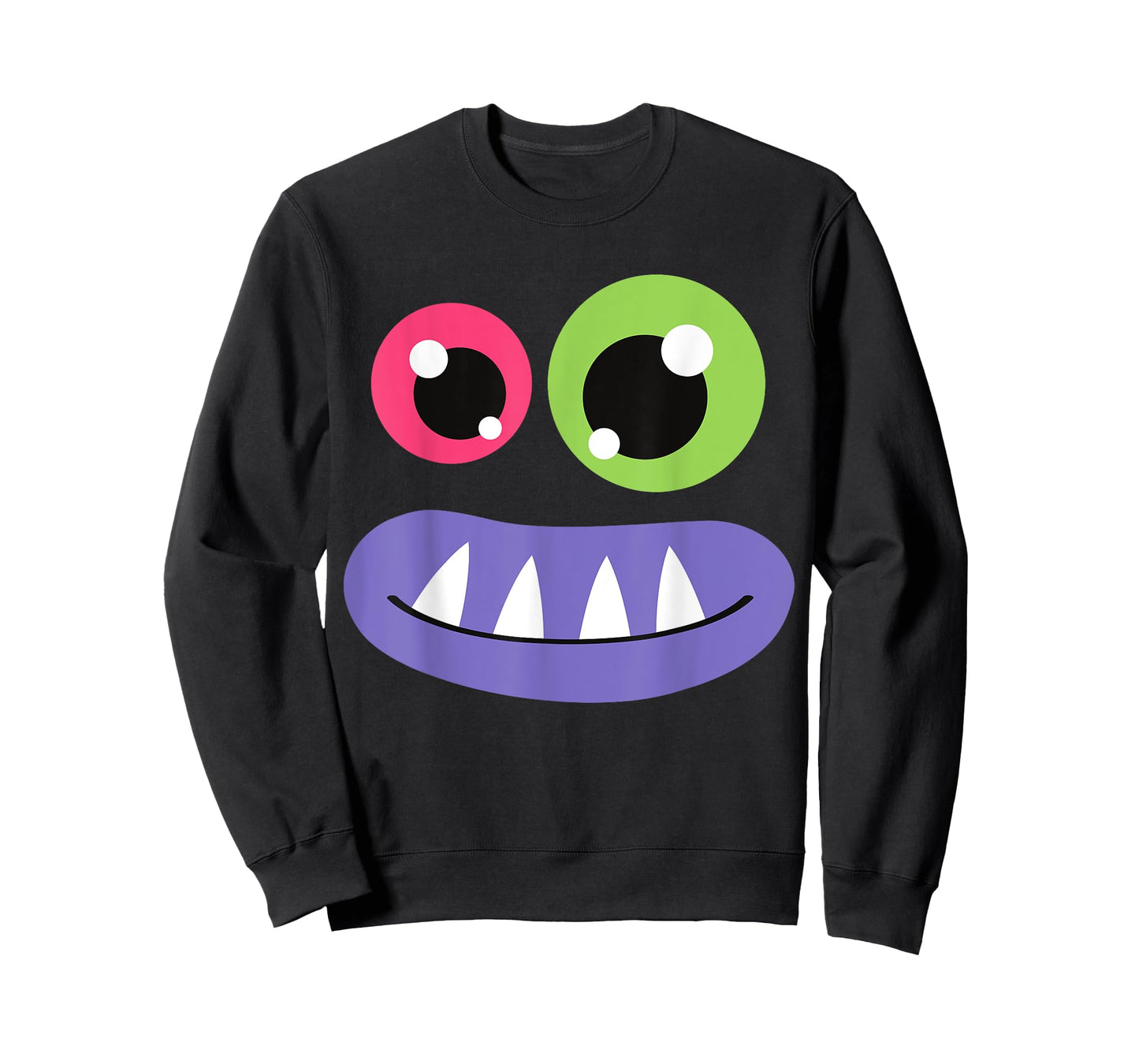 Cute Monster Face Halloween Costume Cute Group Men Women Kid T-Shirt