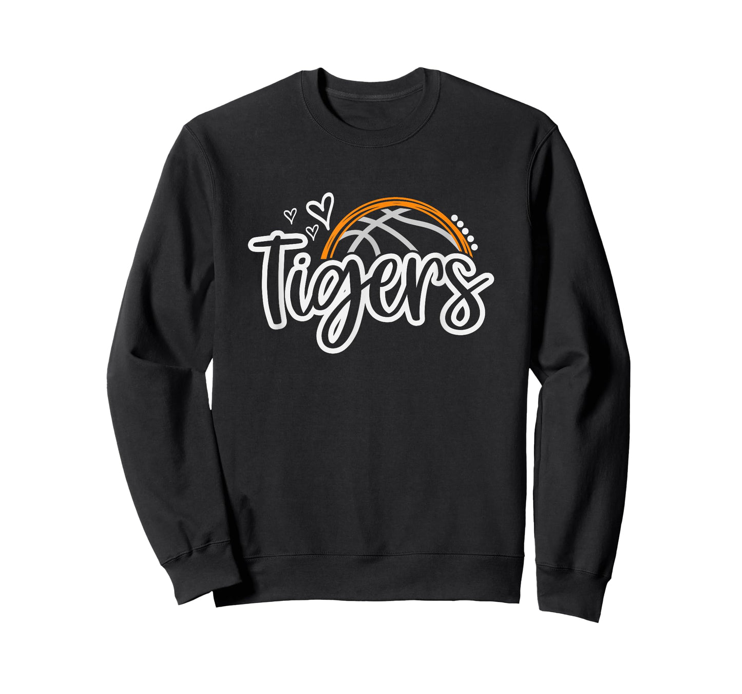 Basketball Tigers School Sports Fan Team Spirit T-Shirt