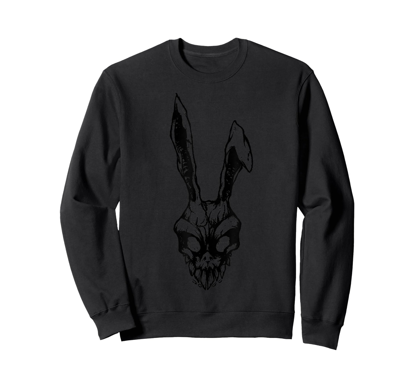 Scary Vintage Angry Rabbit Scull Halloween Party Costume Tee T-Shirt