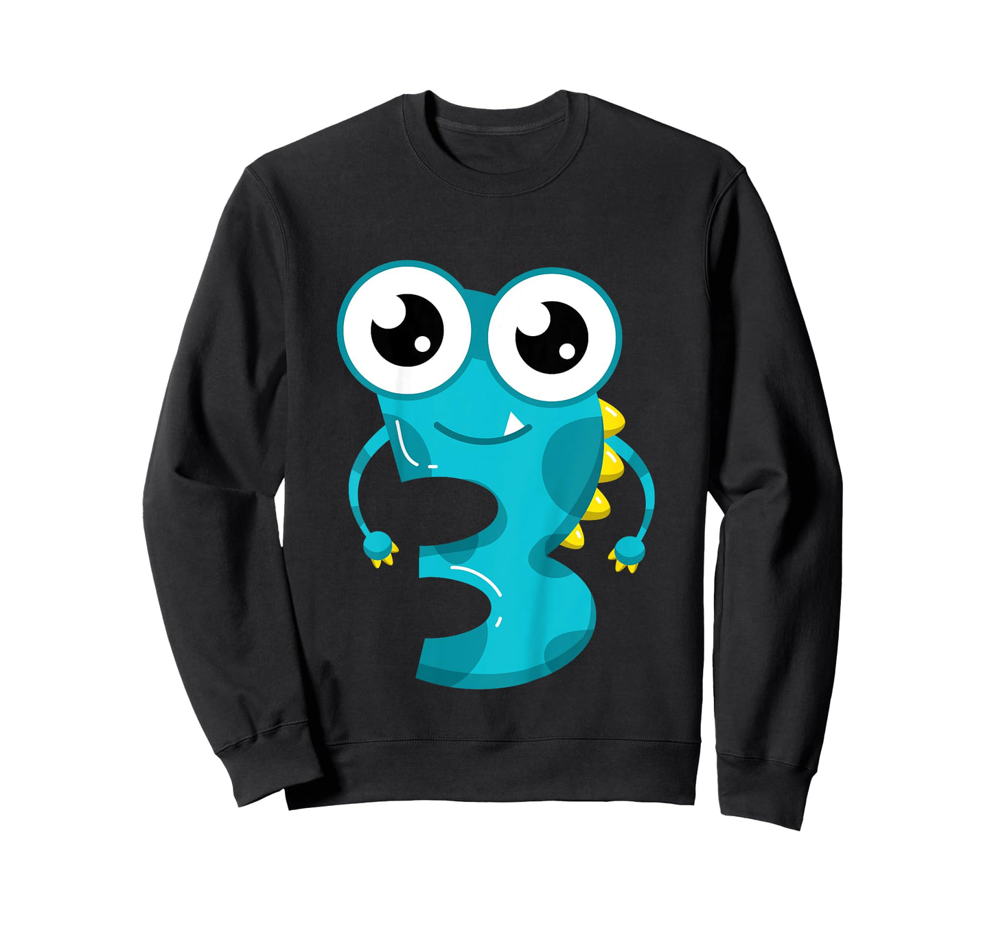 Kids 3rd Birthday Monsters Tee 3 Years Old Little Monster Gift T-Shirt