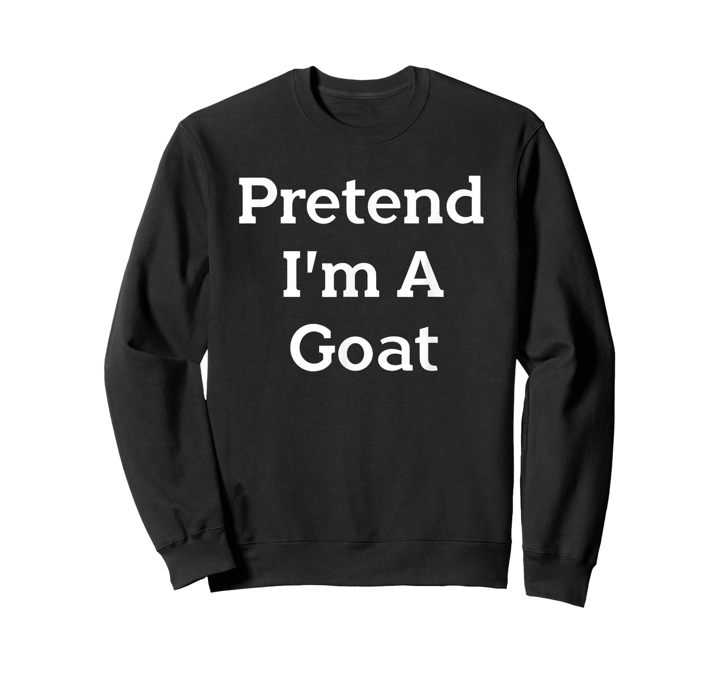 Pretend I'm A Goat Costume Party Funny Halloween Goat T-Shirt