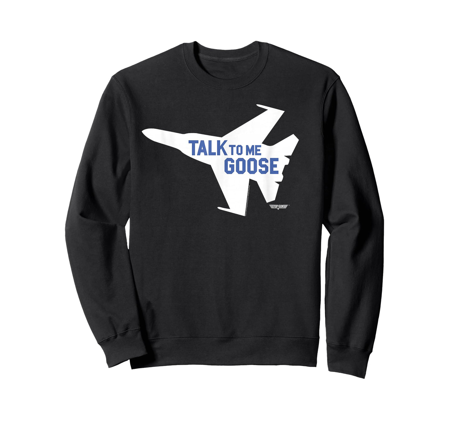 Top Gun Talk to Me Goose Jet Silhouette Action Movie T-Shirt