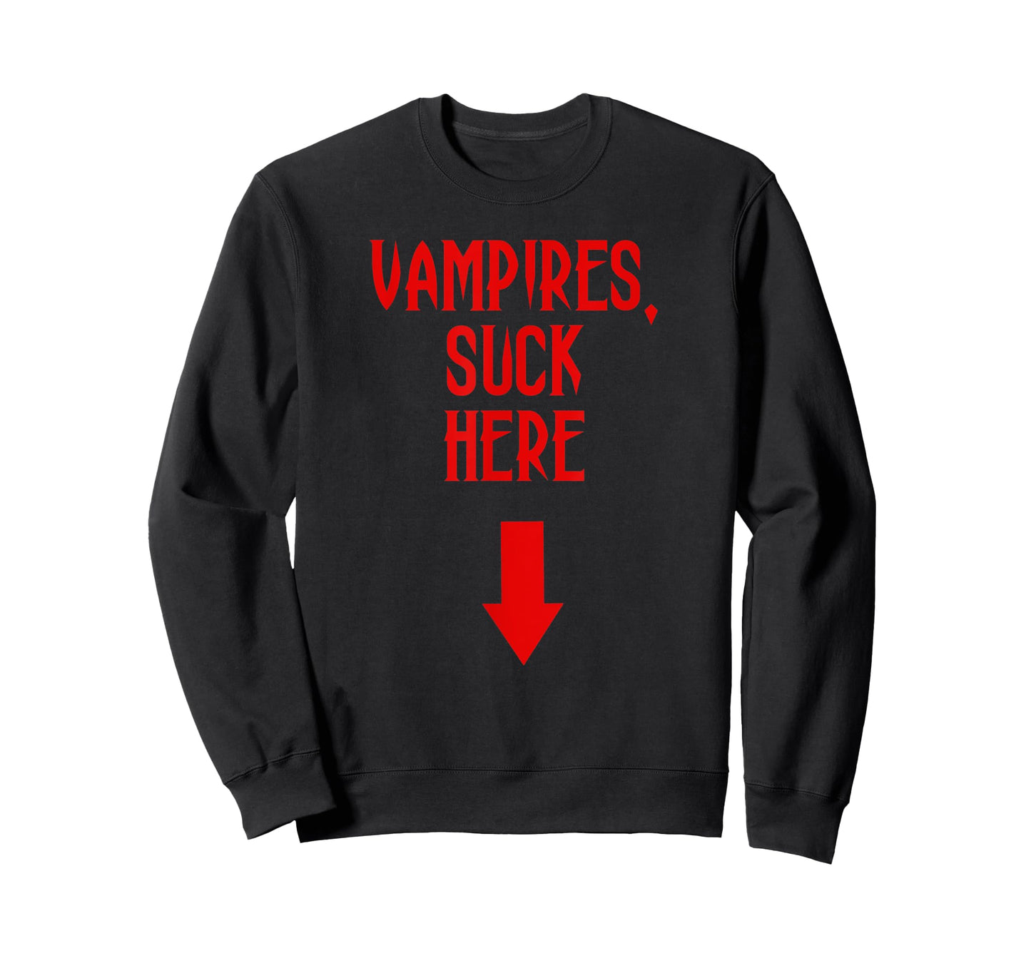 Vampires Suck Here | Funny Halloween Parody T-Shirt