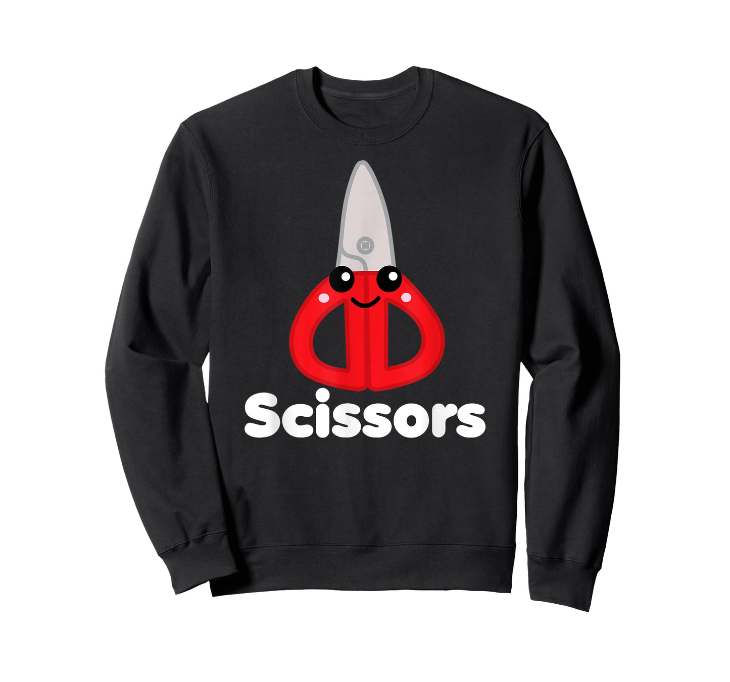 Rock Paper Scissors Group Halloween Costume Cute Kawaii T-Shirt