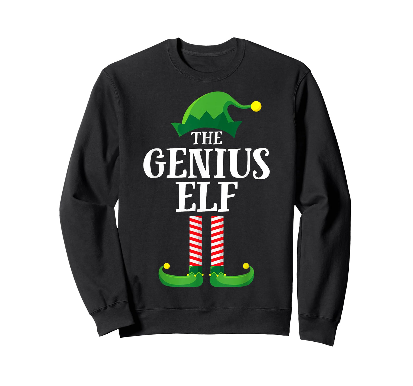 Genius Elf Matching Family Group Christmas Party T-Shirt
