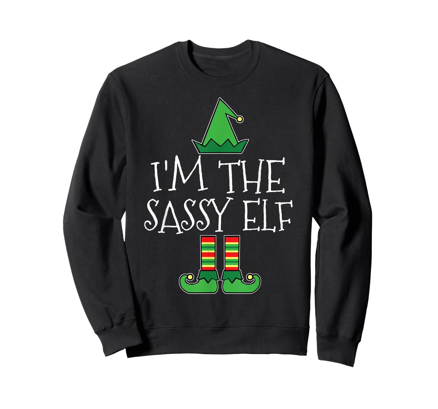 I'm Sassy Elf Matching Family Group Christmas T Shirt Funny