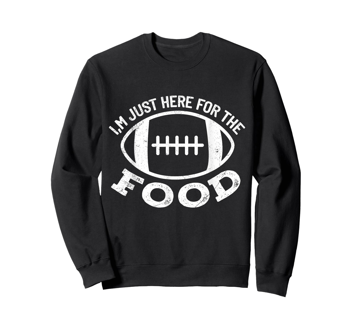 I'm just Here for the Food Funny Football Sports Gift T-Shirt