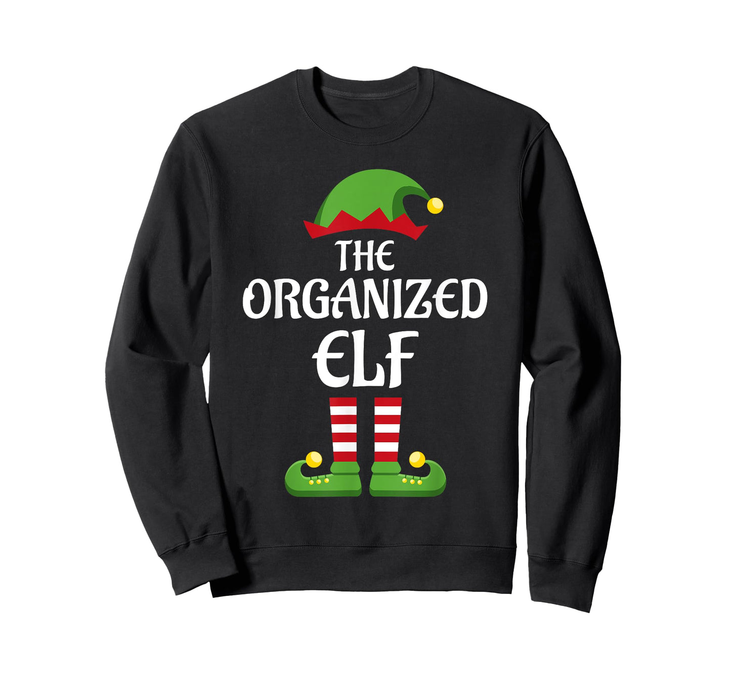 Organized Elf Family Matching Group Christmas T-Shirt