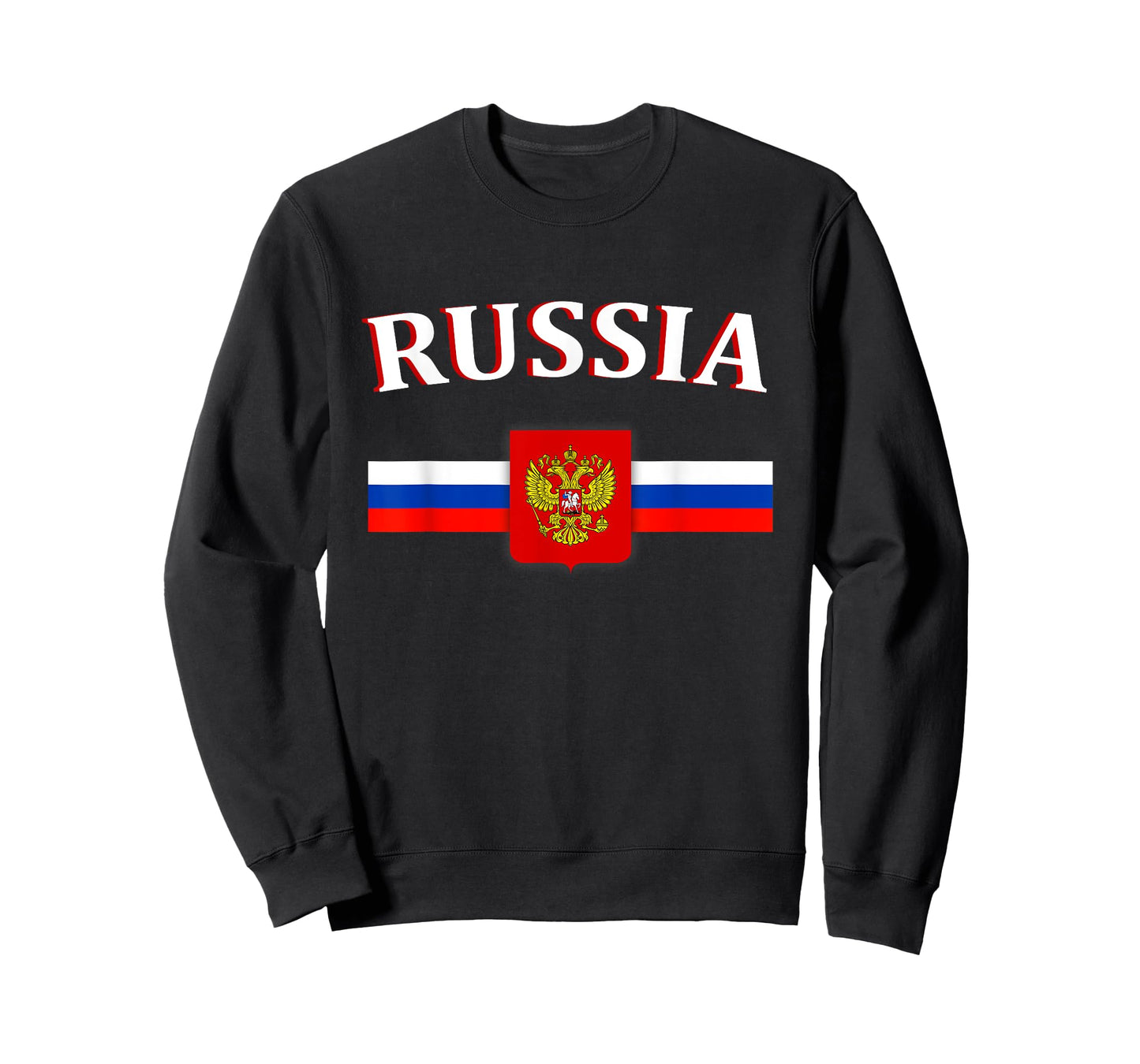 Russian Flag T-shirt Russian Emblem Shirt Russia Tee