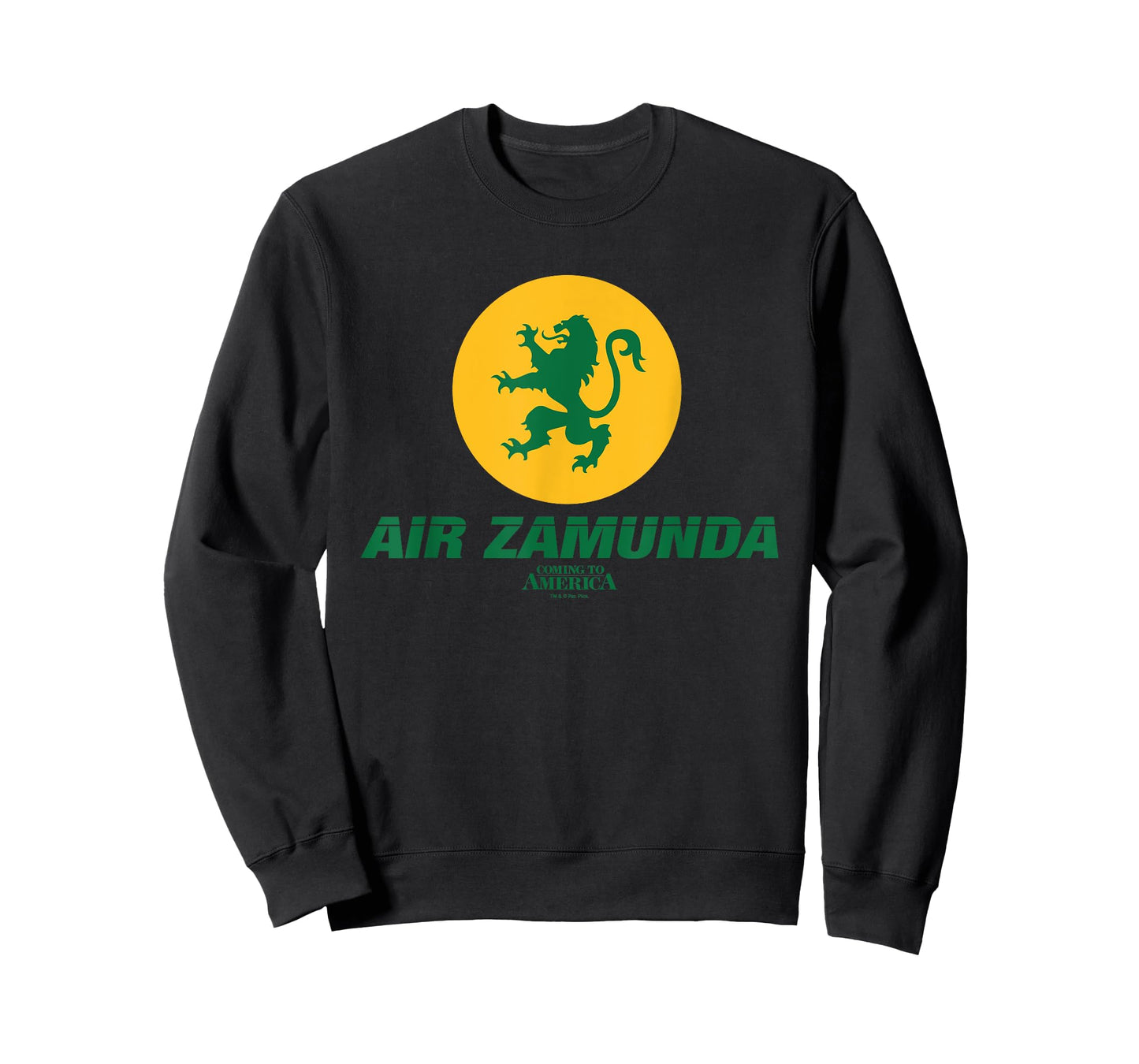 Coming To America Air Zamunda Green Lion Logo T-Shirt