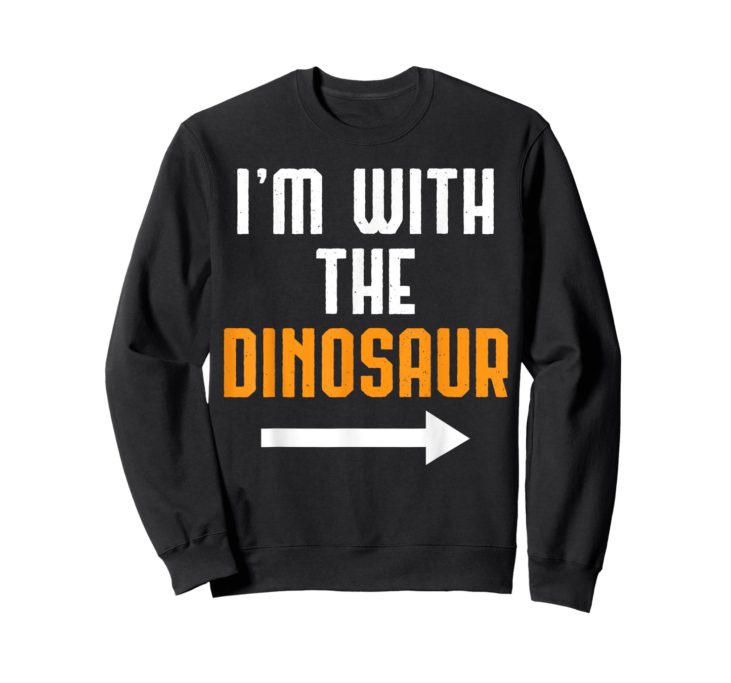 I'm With The Dinosaur Shirt Costume Funny Halloween Couple T-Shirt