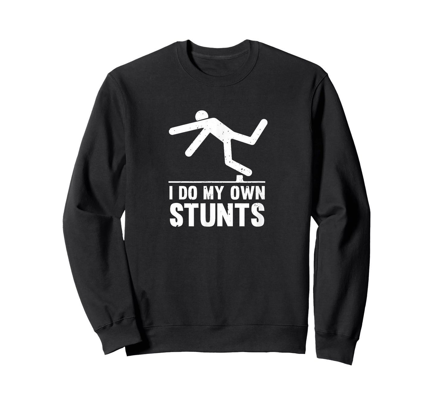 Distressed I Do My Own Stunts T-Shirt T-Shirt