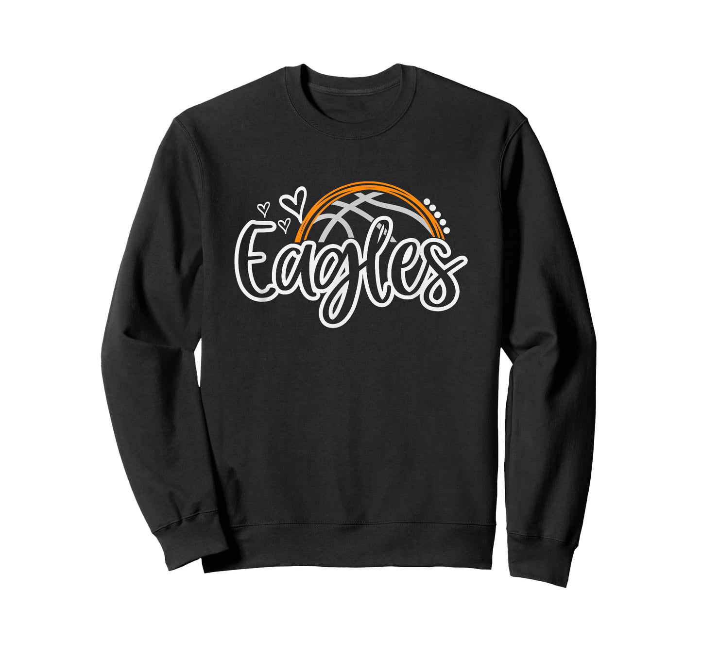Basketball Eagles School Sports Fan Team Spirit T-Shirt