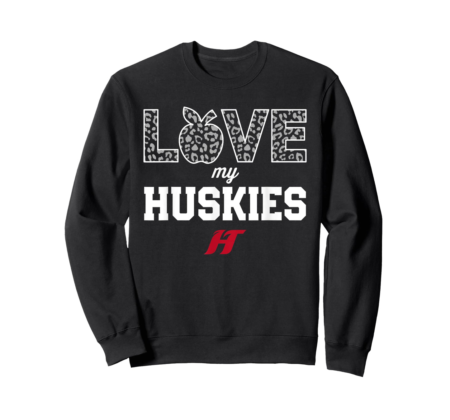 Hewitt-Trussville Huskies Logo Love My Team HS T-Shirt