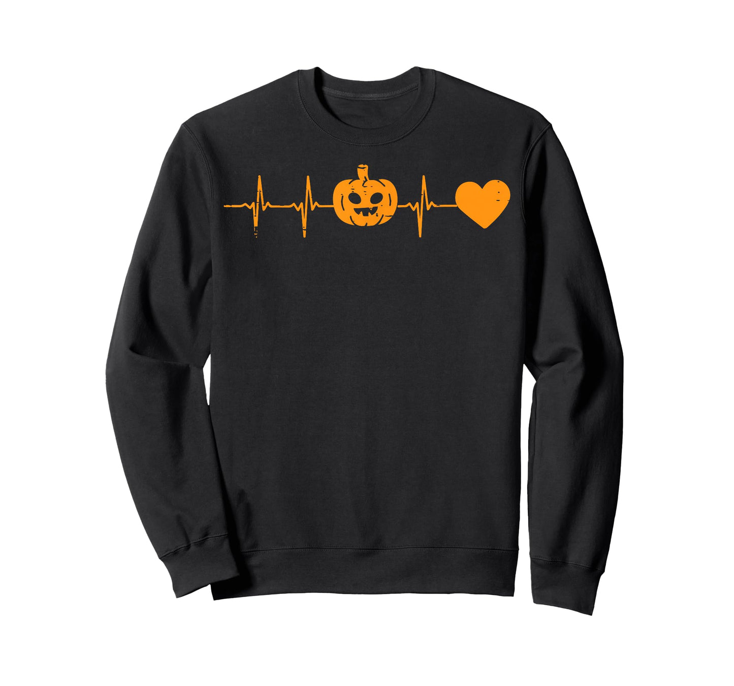 Heartbeat Pumpkin Scrub Top Nurse Halloween Costume Women RN T-Shirt