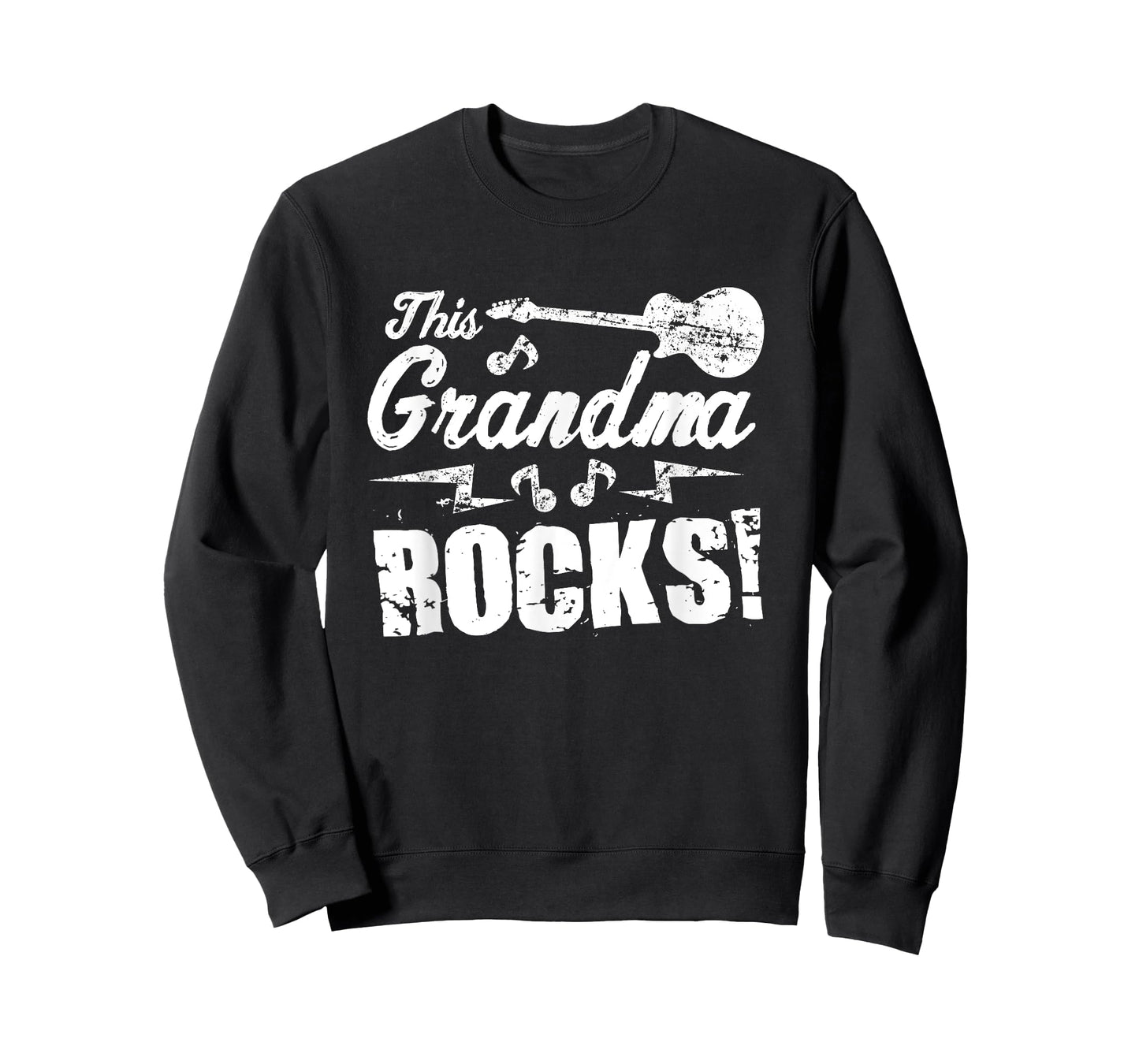 This Grandma Rocks T Shirt - Guitar Rock n Roll Funny Tee T-Shirt