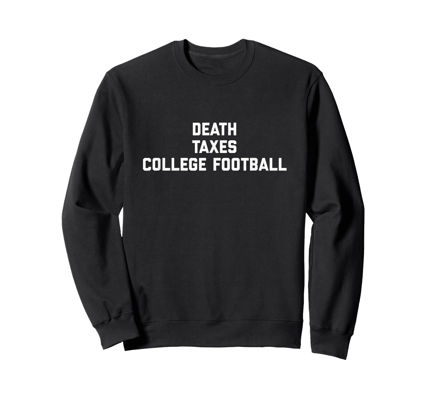 Death Taxes College Football T-Shirt