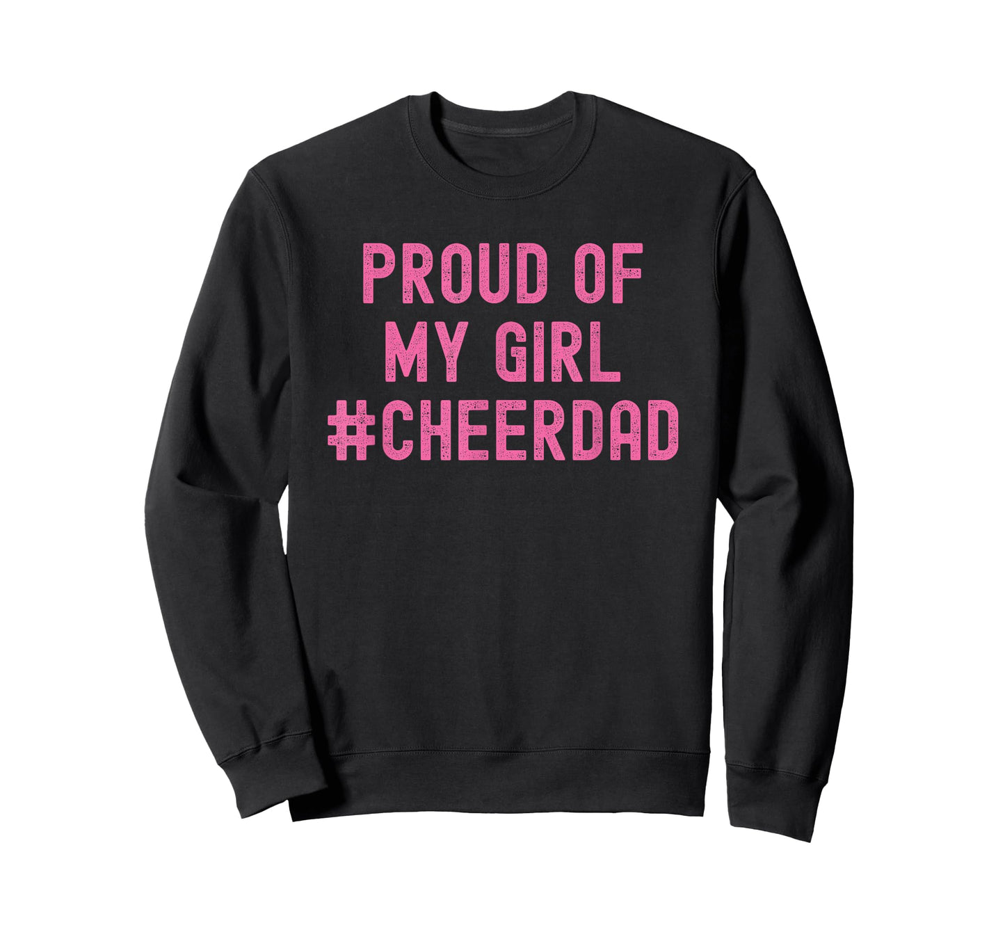 Cheer Dad Pink Cheerleading T-Shirt