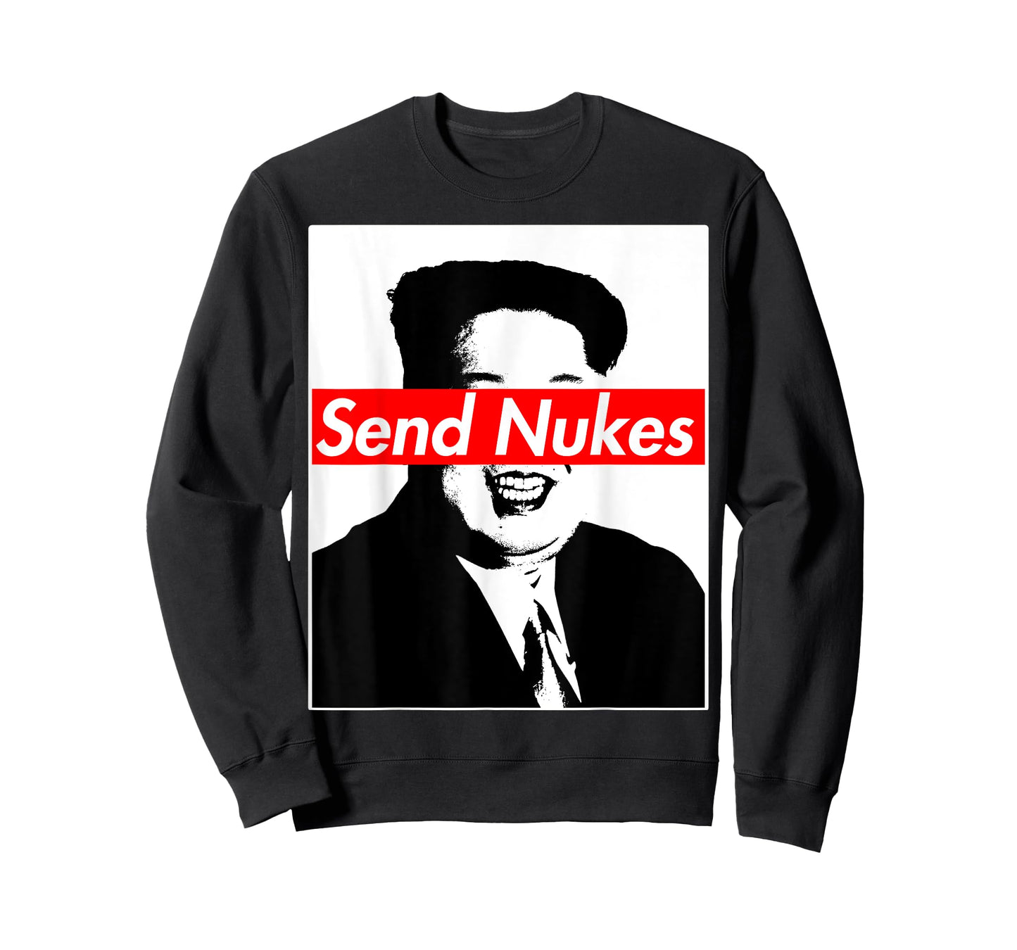 Send Nukes Rocket Man Kim Jong Un North Korea T-Shirt T-Shirt