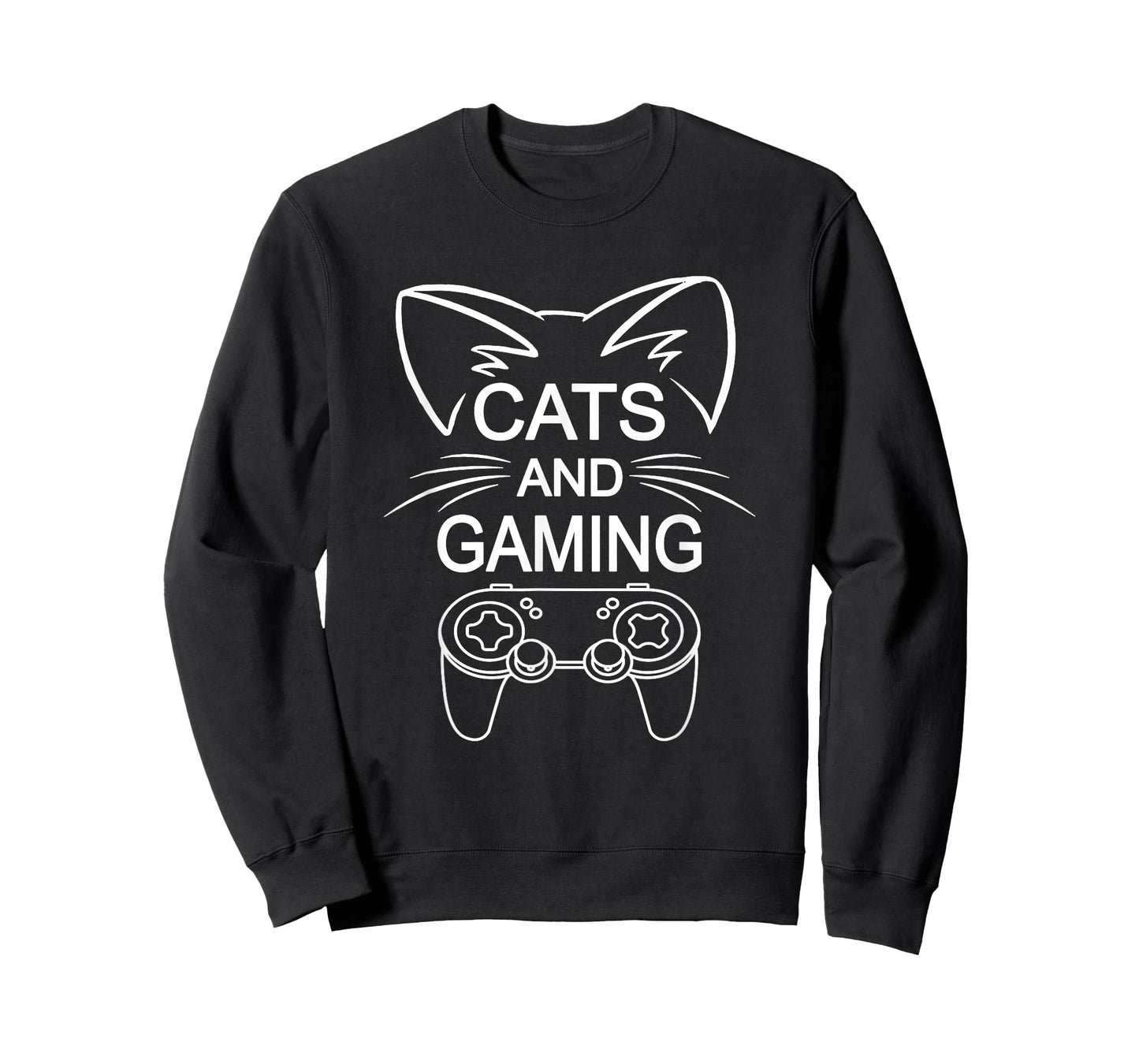 Gaming Gifts For Men Women Boys and Girls Outfit Cats And Gaming Funny Cat Lover Gaming Gift Gamer T-Shirt