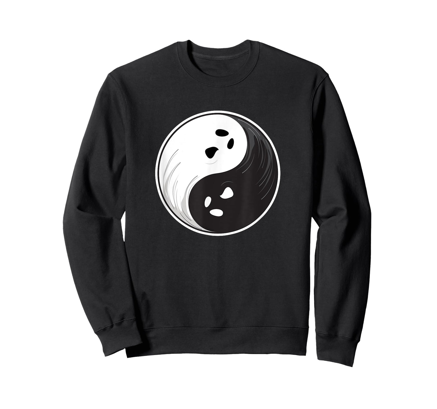 Halloween Ghosts Yin Yang T-Shirt