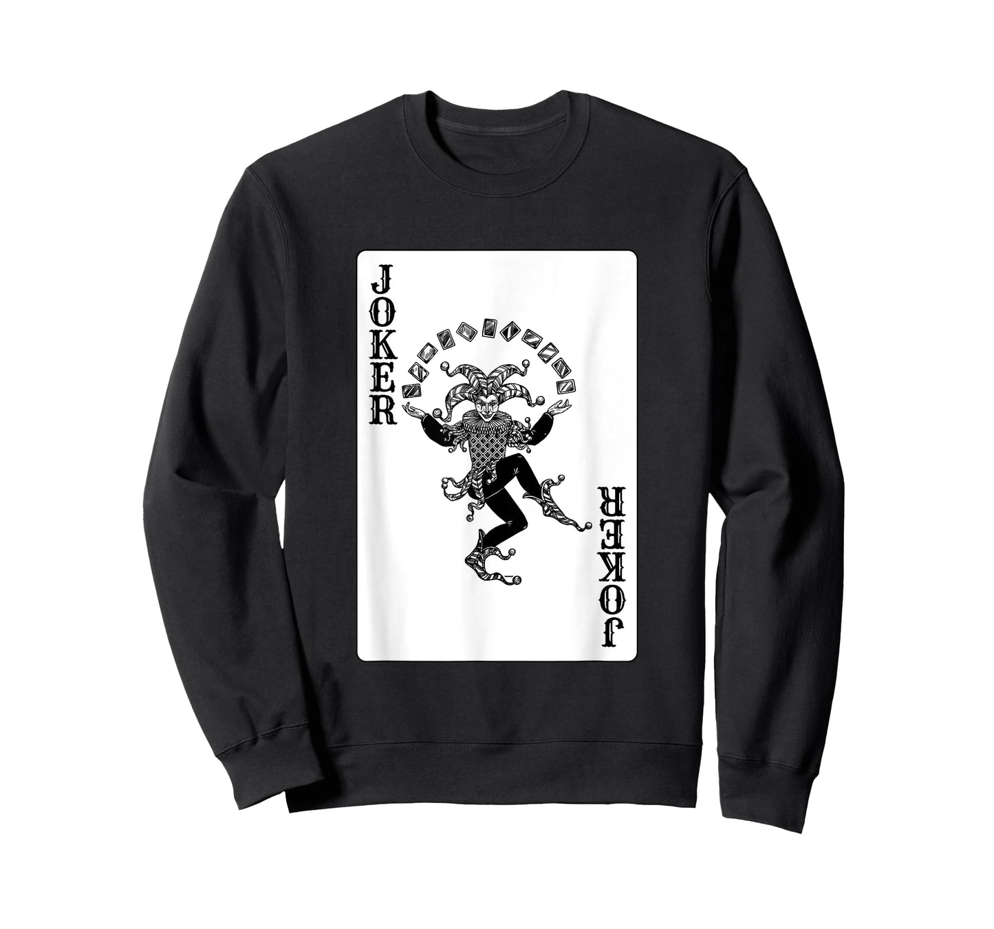 Joker Casino Poker Card Games Playing Cards Black Jack T-Shirt
