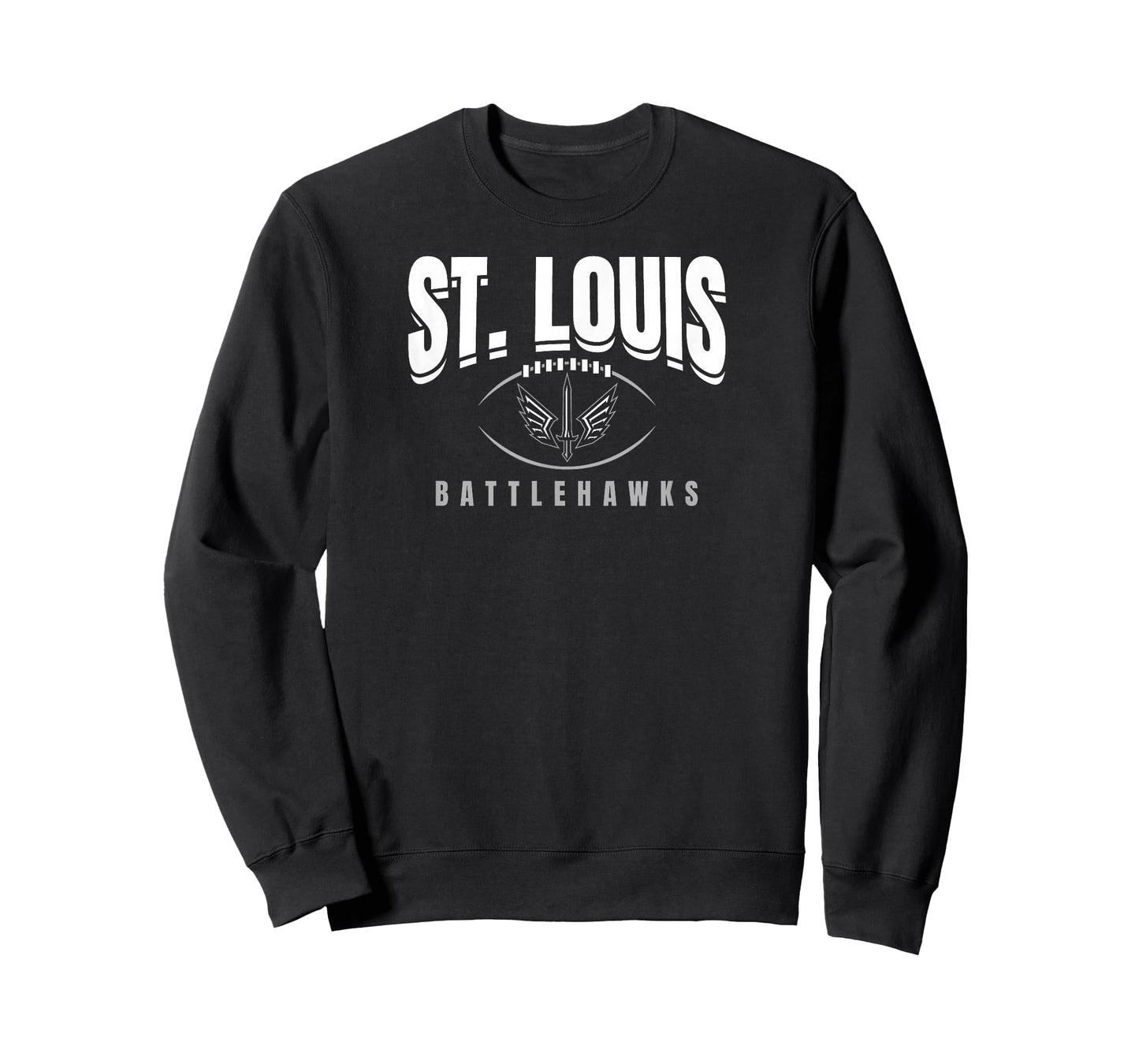 St. Louis Battlehawks: Football Outline T-Shirt