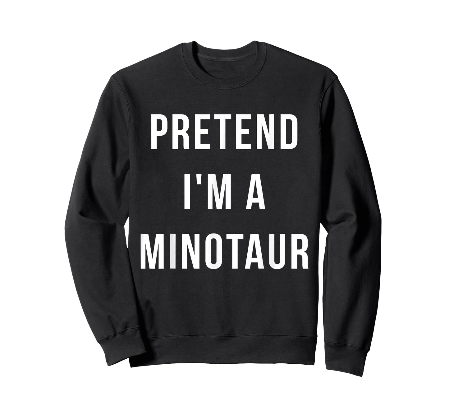 Pretend I'm A Minotaur Halloween Lazy Last Minute Costume T-Shirt