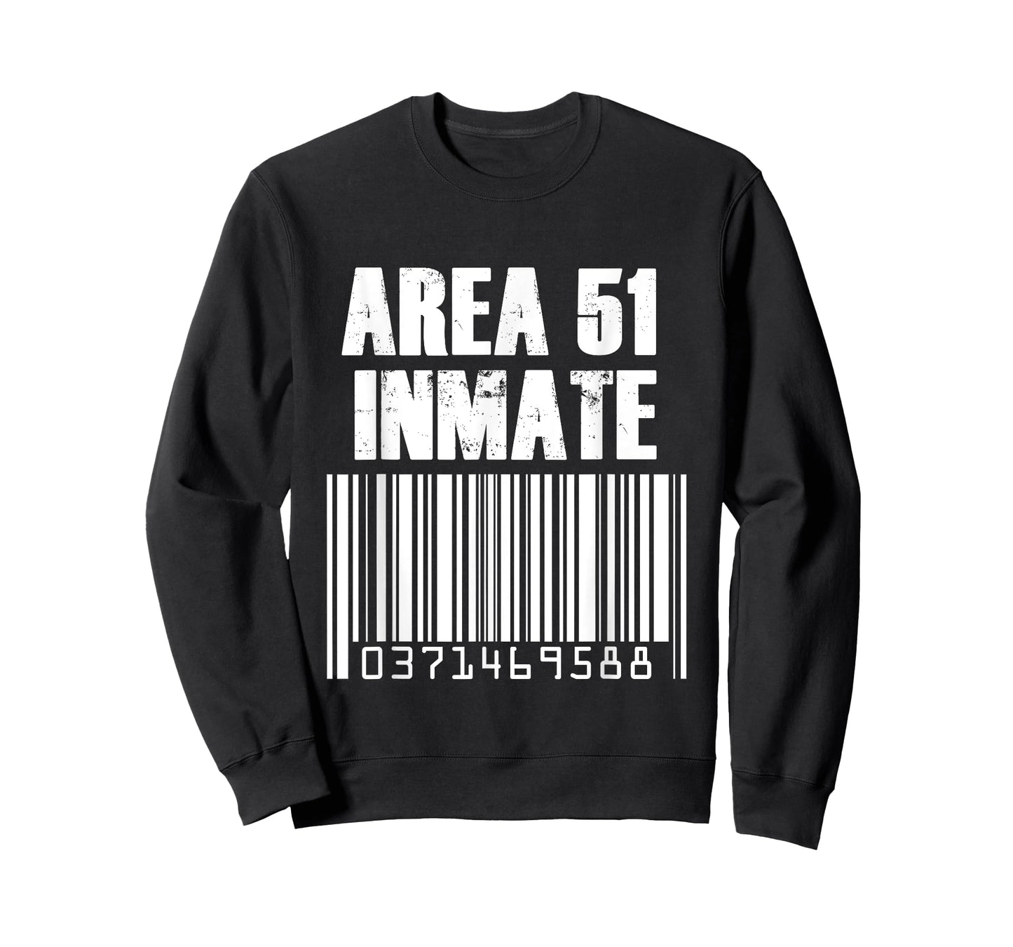 Area 51 Inmate Costume Alien Jail Barcode T-Shirt