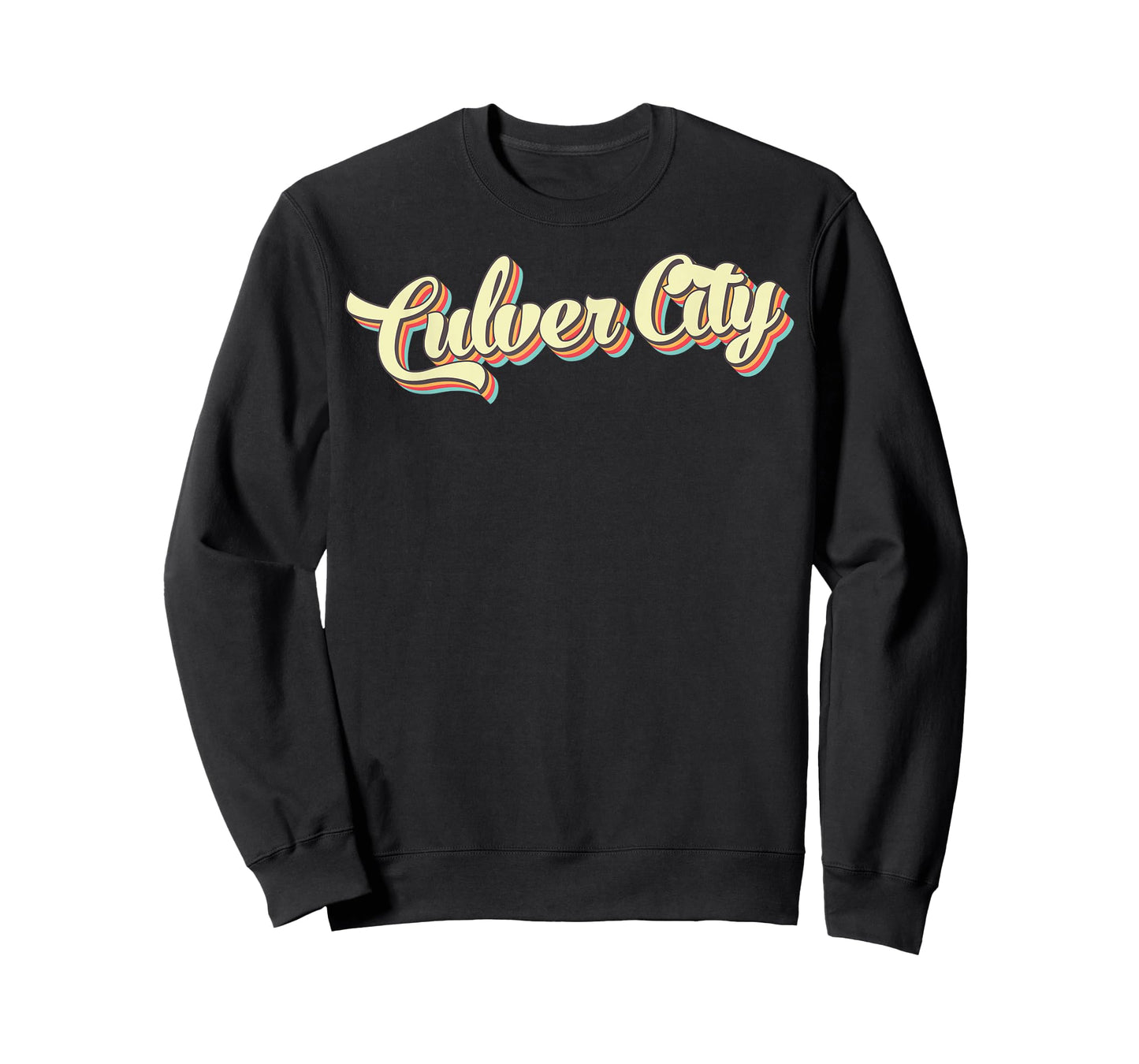 Culver City TShirt Retro Art Baseball Font Vintage T-Shirt