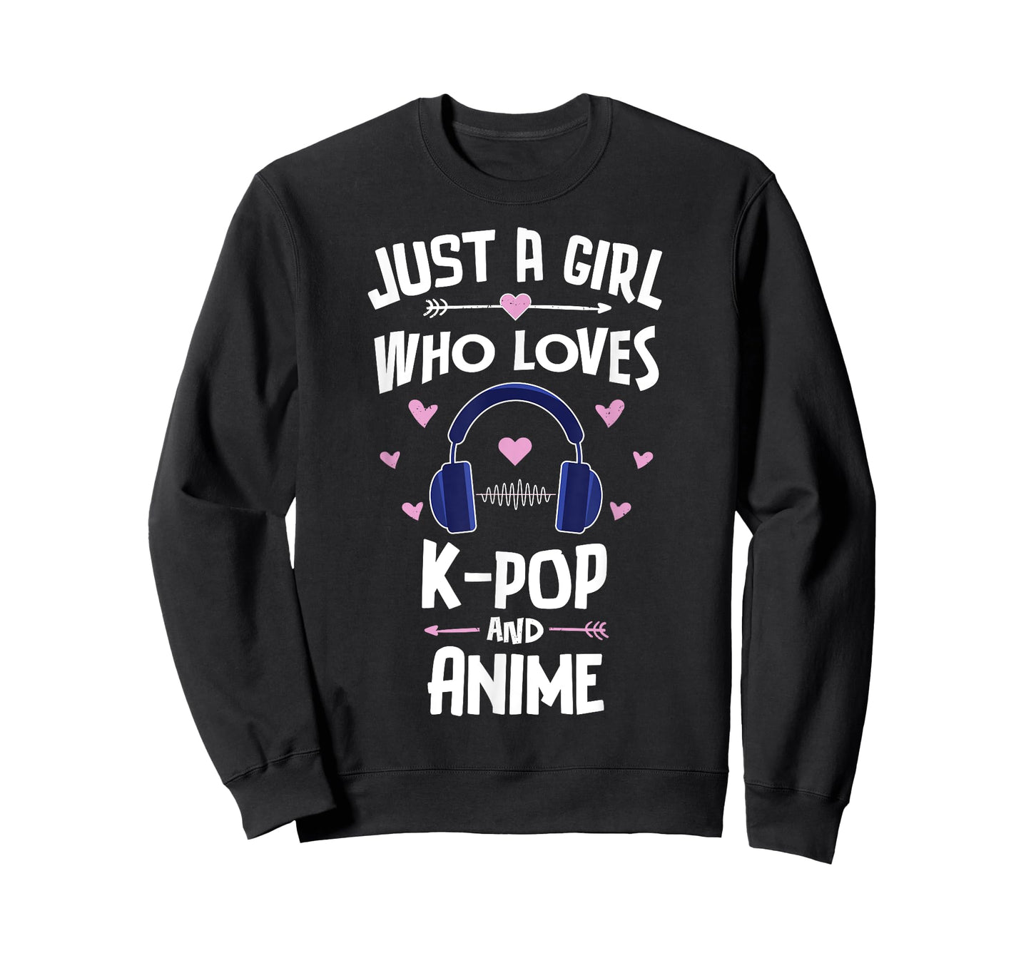 Just A Girl Who Loves K-Pop And Anime Gift Women T-Shirt