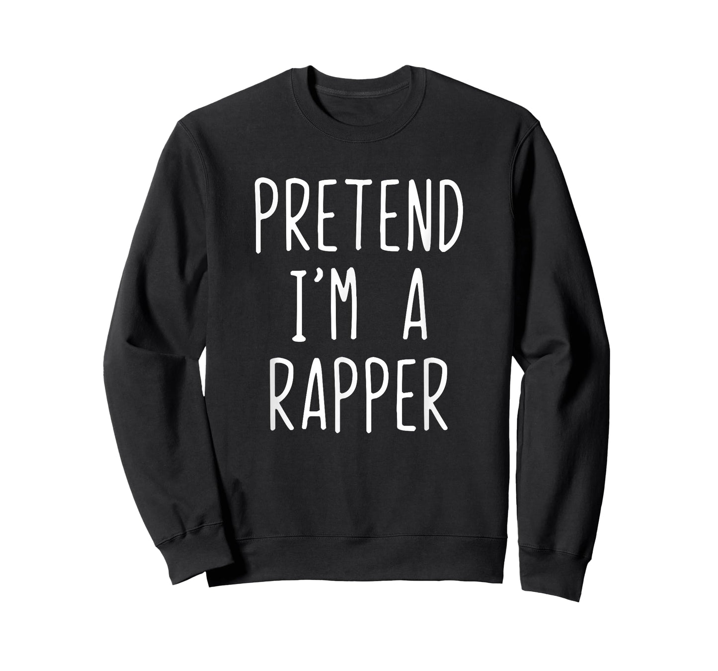 Pretend I'm A Rapper Costume Halloween Funny Lazy Adult Kids T-Shirt