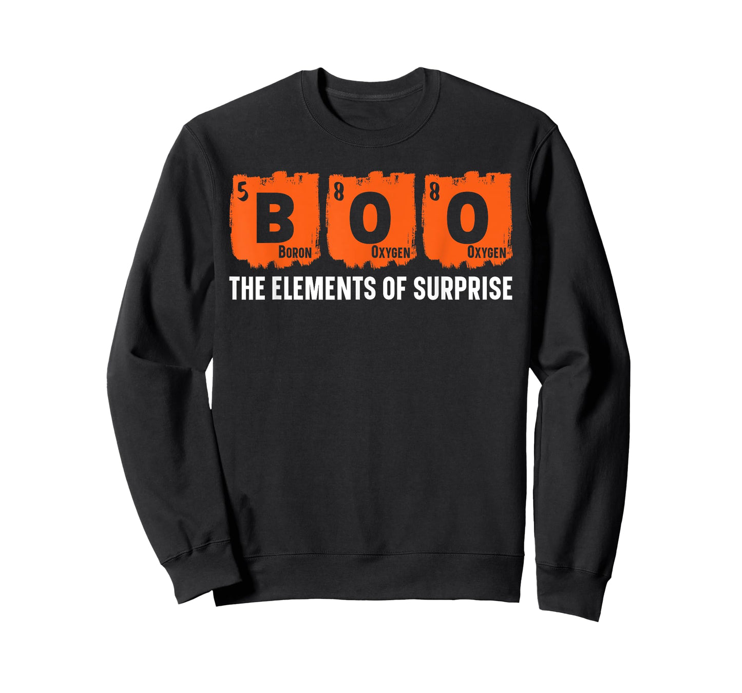 Boo The Elements of Surprise Science Chemistry Halloween T-Shirt