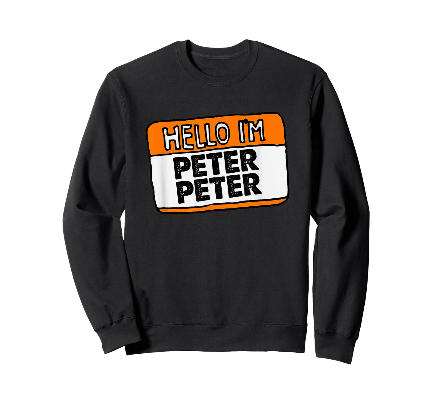 Hello, I'm Peter Peter, Pumpkin Eater! Halloween Name Tag
