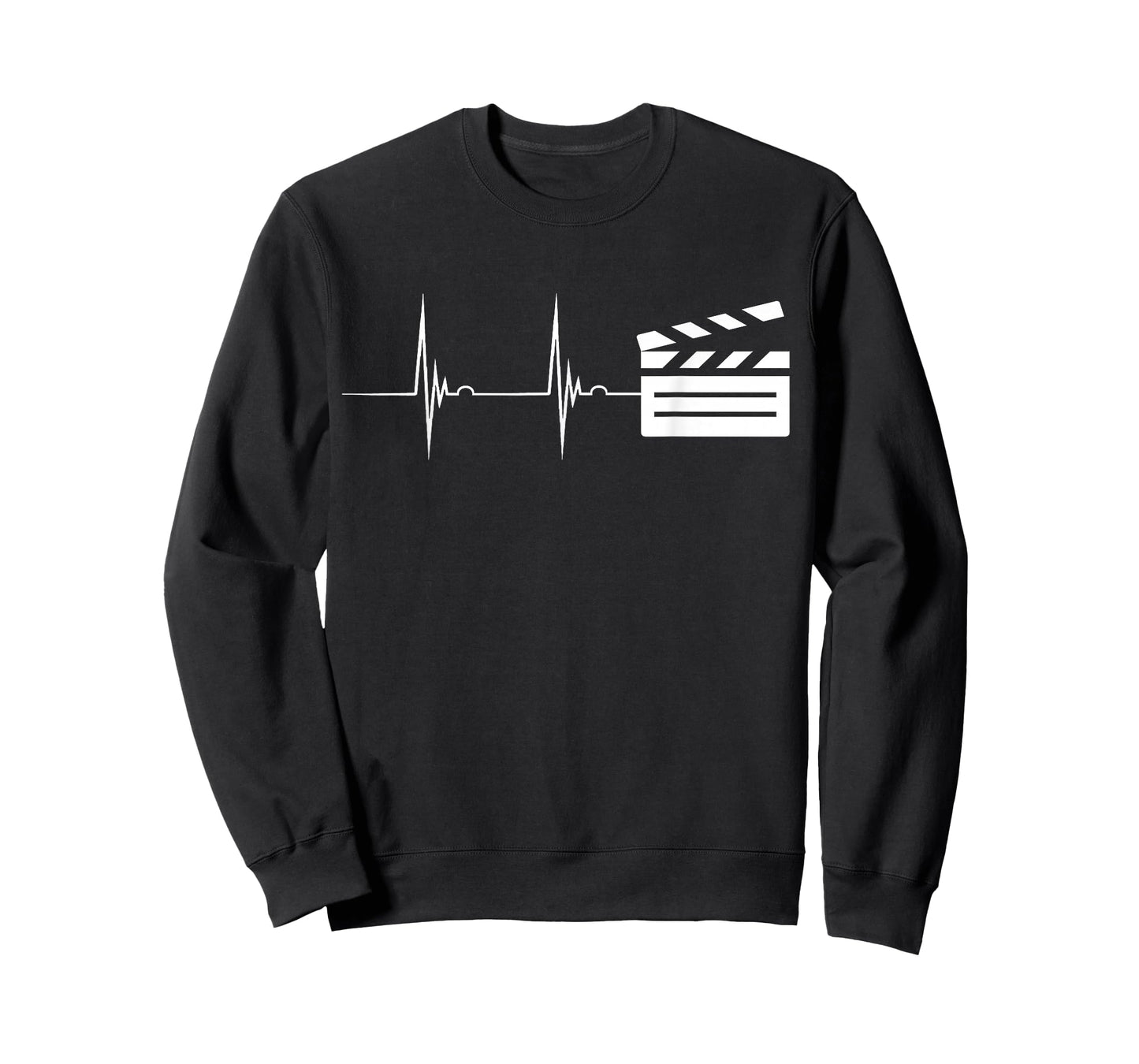 Filmmaker Film Producer Clapboard Heartbeat EKG Pulse T-Shirt