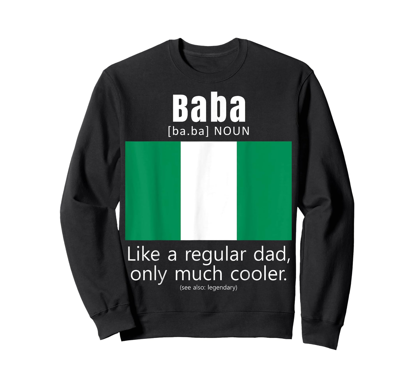 American Nigerian Patriot Flag Fathers Day Nigeria Dad T-Shirt
