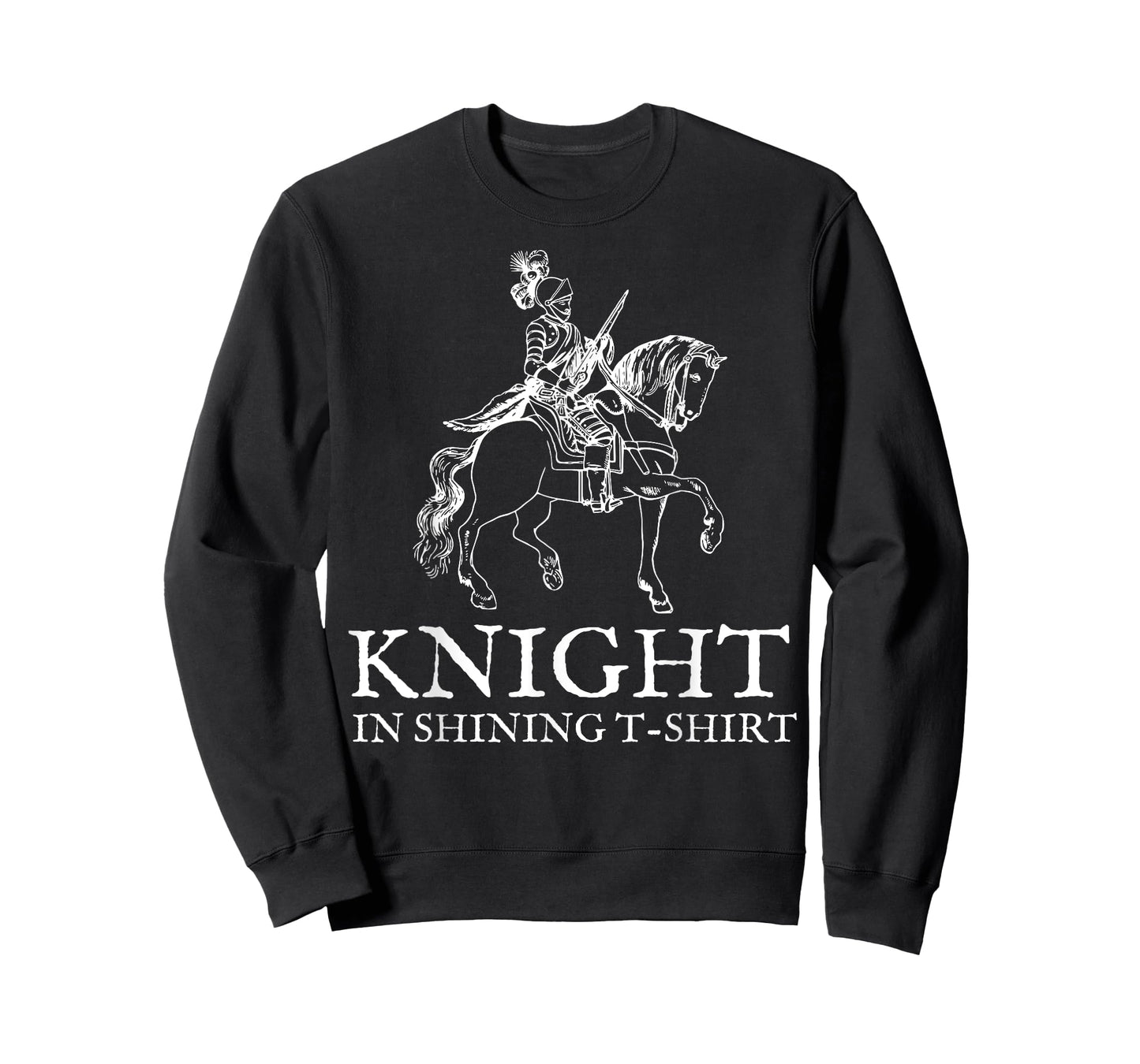 Knight in Shining Armor Tshirt Halloween Renaissance Fair T-Shirt