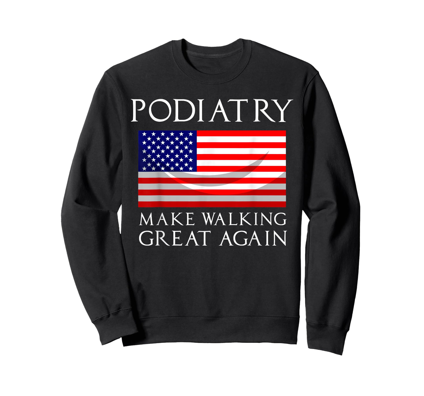 Funny Podiatrist Gift Cool Podiatry American Flag Doctors T-Shirt