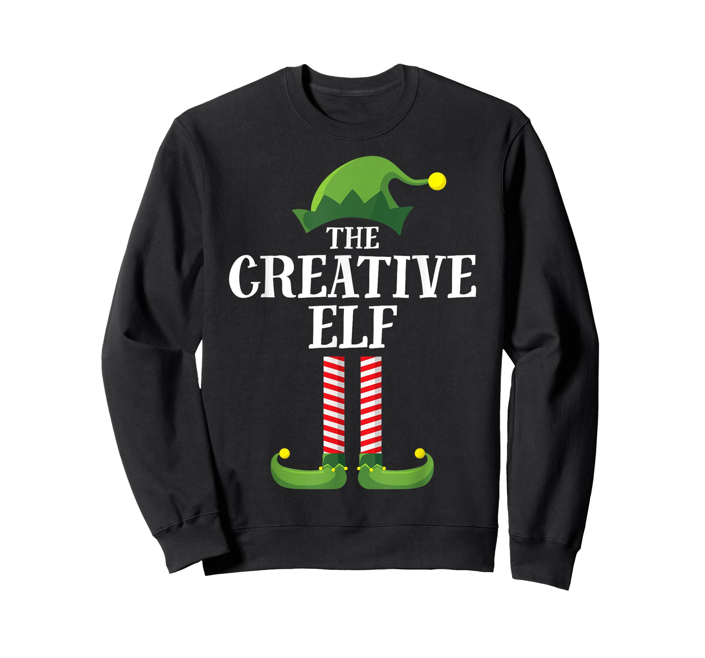 Creative Elf Matching Family Group Christmas Party Pyjamas T-Shirt