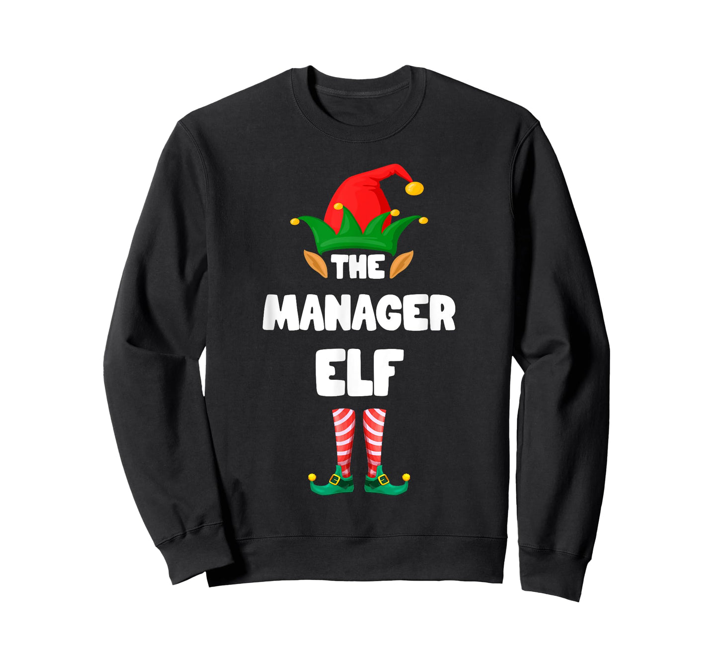 The Manager Elf Squad Family Matching Christmas Xmas T-Shirt