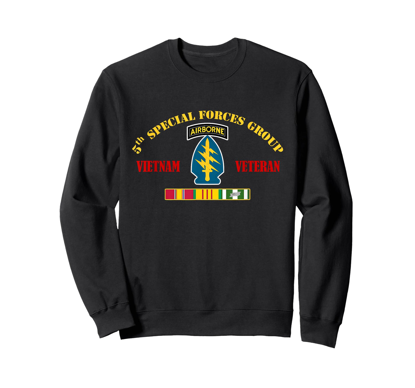 5th Special Forces Group Vietnam Veteran Military Papa Xmas T-Shirt