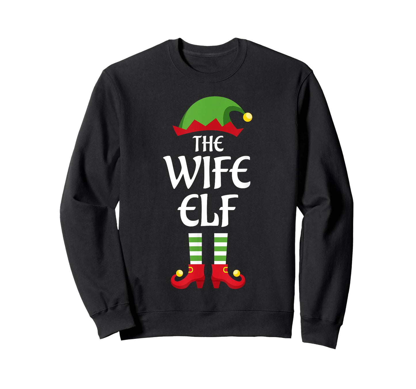 Wife Elf Family Matching Group Christmas T-Shirt