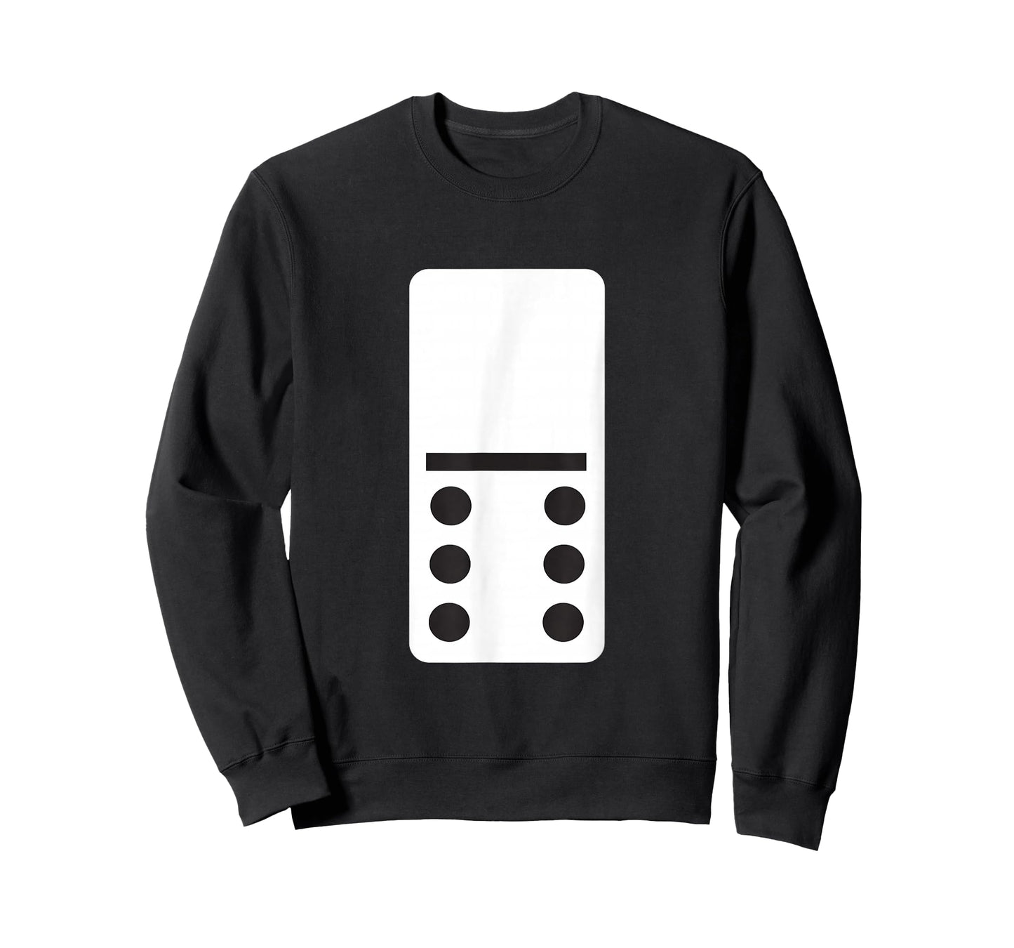 Blank Six Dominoes Costume 0-6 Domino Game Birthday T-Shirt