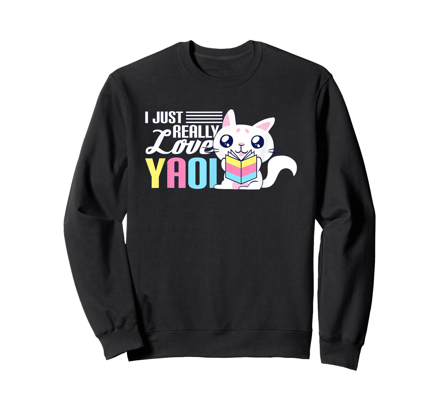 Fujoshi Yaoi Manga BL Boy Love I Kawaii Cute Cat Anime T-Shirt
