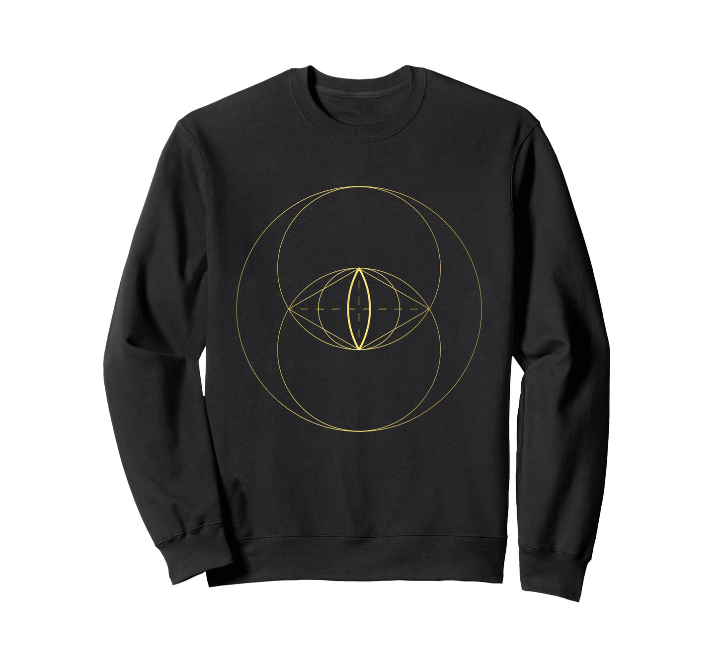 Sacred Geometry Vesica Piscis Geometric Astrology Mandala T-Shirt