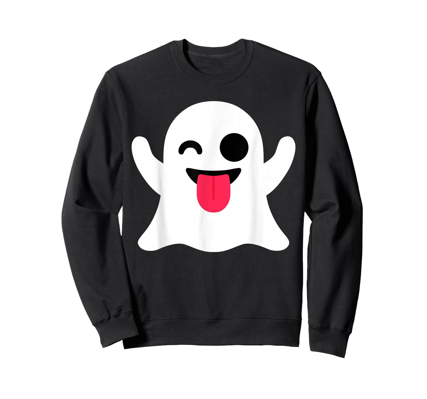 Funny Emoticon Cute Ghost Boo Face Halloween Costume T-Shirt